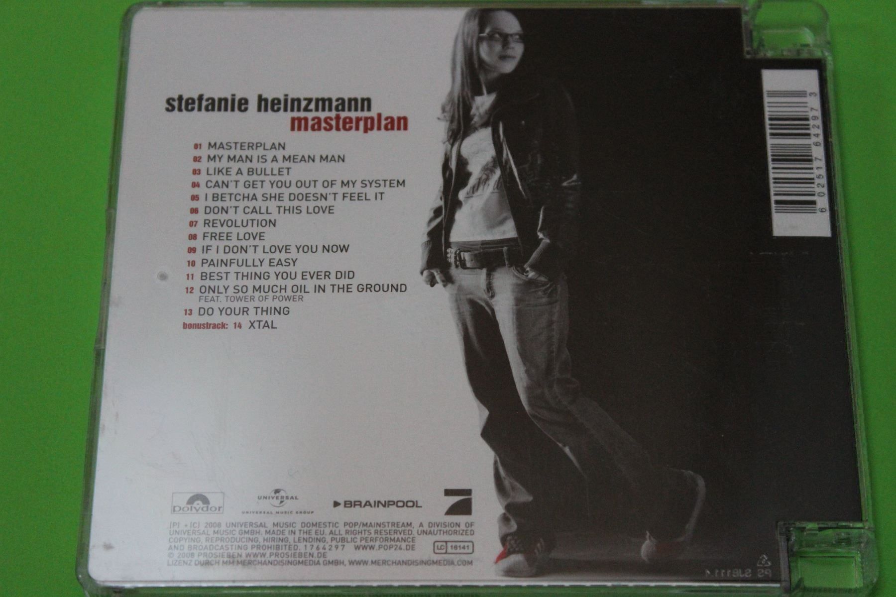 CD: STEFANIE HEINZMANN - MASTERPLAN CD (Swiss Music) 2008 – Nuovo (secondo la descrizione) da Tübach venduto da JamesStone 1
