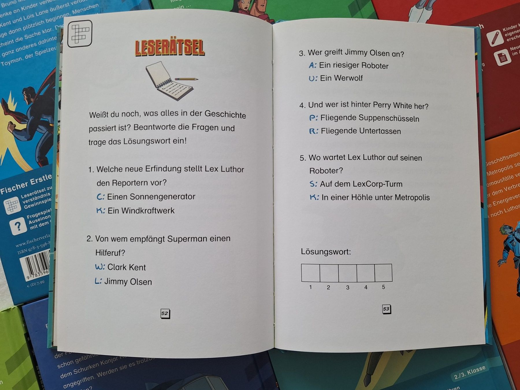 BD: 8 Comics: Superman. Für 2./3. Klasse – D'occasion à Spreitenbach par misi.m 3