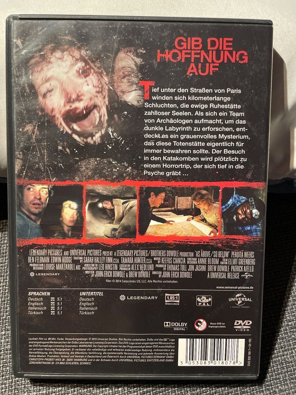 Alle DVDs: [DVD] Katakomben (2014) – Gebraucht aus Frasnacht von GracyStore 1
