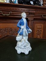 Porzellanfigur Kavalier mit Hund Grafenthal Lippelsdorf