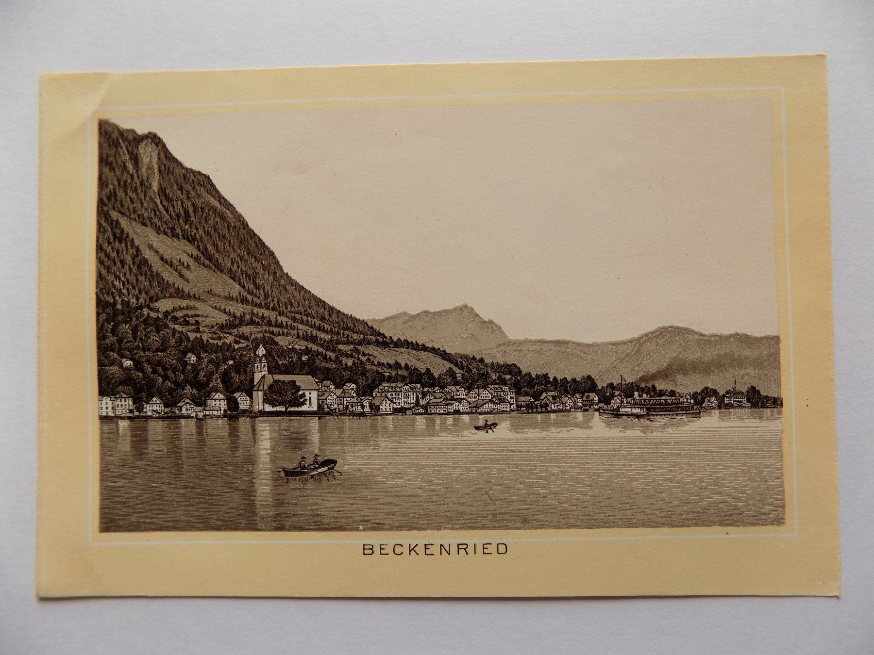 Incisioni: Beckenried Vierwaldstättersee – Usato da Risch venduto da Rischli15