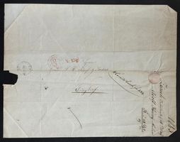HISTORISCHES HANDSCHRIFTLICHES DOKUMENT VON 1845