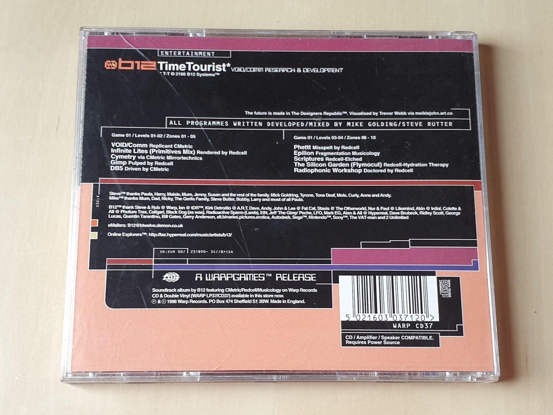 CDs: B12 Time Tourist – Gebraucht aus Stansstad von collectorsshop 1
