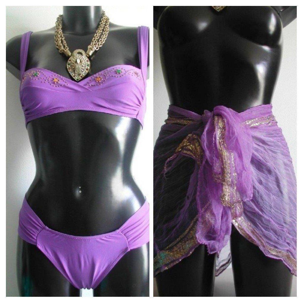 Costumi da bagno & Bikini: 2 elegante Bikinis mit Pareo Gr. 38 – Nuovo (secondo la descrizione) da Widnau venduto da Schurlibua