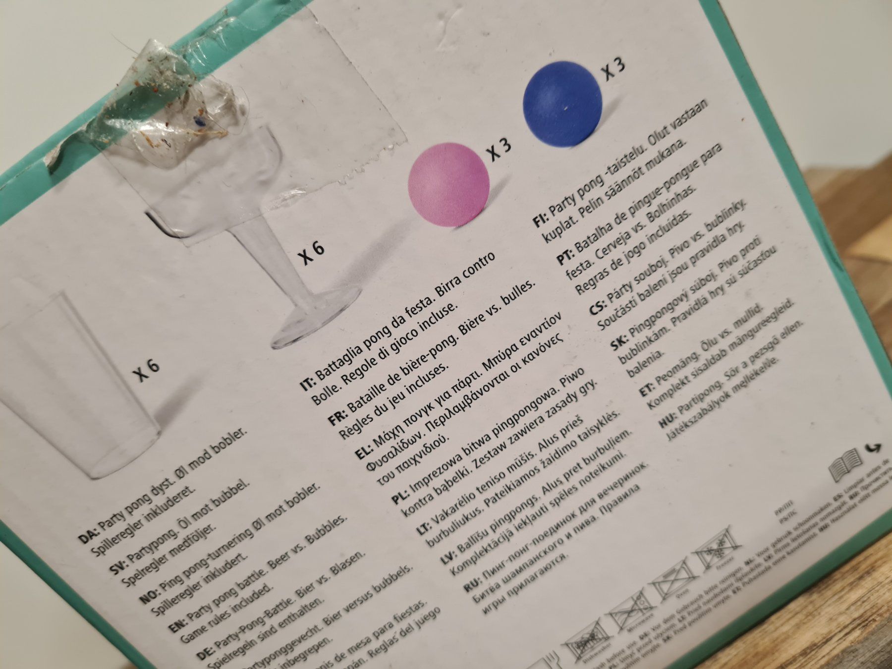 Spiele: Party Spiel/ Party Pong Battle – Neu und originalverpackt aus Amriswil von kleindeko 5