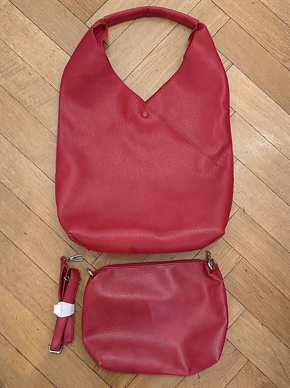 Borse: Rote Kunstleder Tasche – Nuovo (secondo la descrizione) da Basel venduto da zukk_
