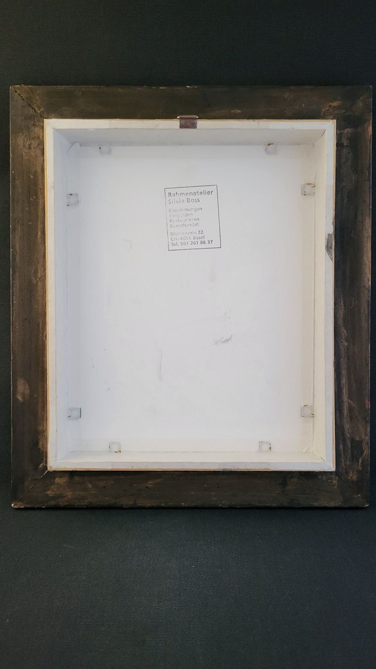 Dipinti: Original-Bild mit speziellem Rahmen, signiert – Usato da Basel venduto da spinne02 7