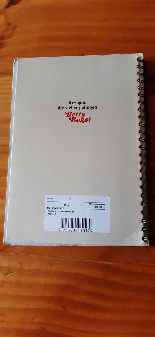 Livres: Betty Bossis Fleischküche – D'occasion à Doppleschwand par Sandrafritz 1