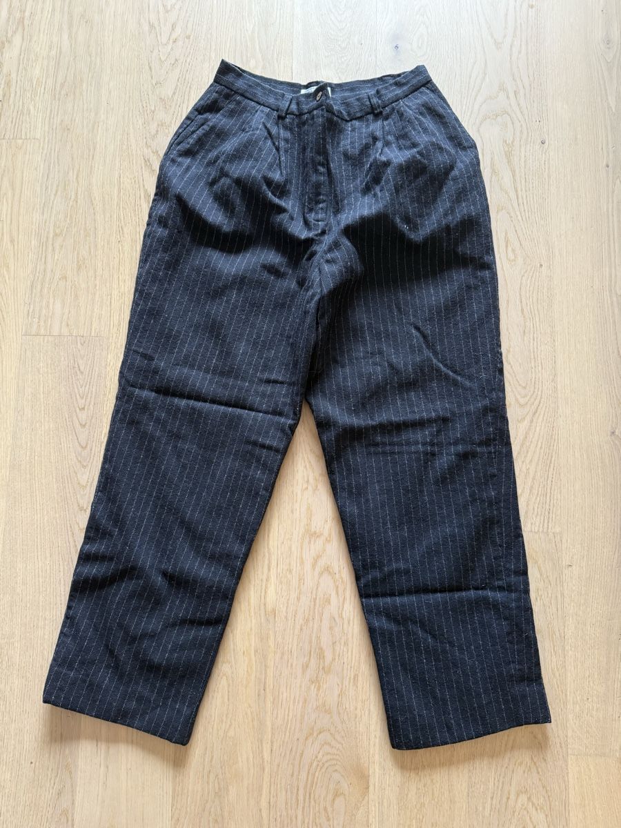 Pantaloni: Edle Stoffhose mit Streifen – Usato da Zürich venduto da sandro_colombini