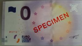 0 Euro SPECIMEN 2017-0 N-C-2b 0712 NEU