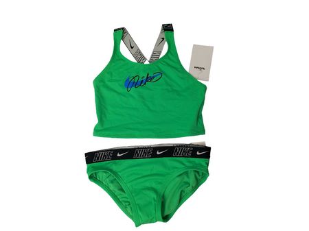 NIKE Badeanzug (2 Teile) Nike Logo Tape