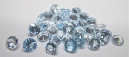 10x Topazes rondes 5 mm - Valeur 130.- Fr