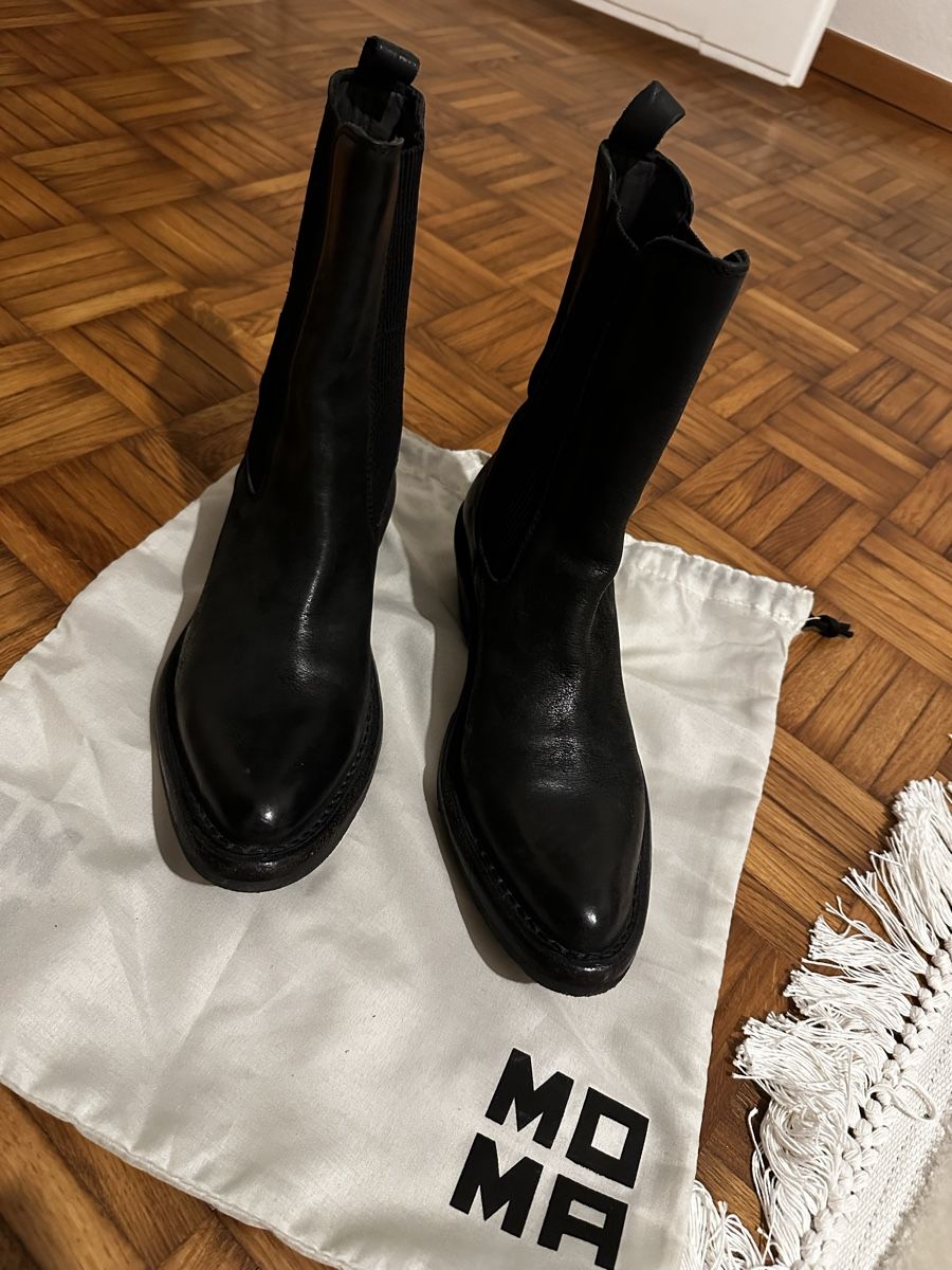 Moma Scarpe da donna: MOMA Leather Boots – Nuovo (secondo la descrizione) da Dübendorf venduto da din_dl9l 3