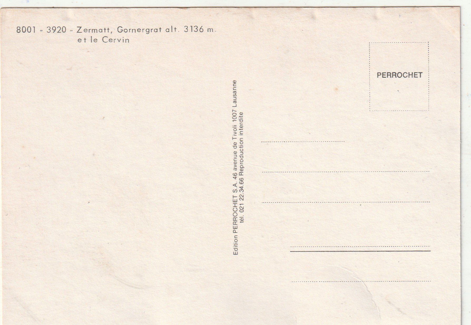 Cartes postales: Zermatt - Gornergrat – D'occasion à Lumbrein par made02 1