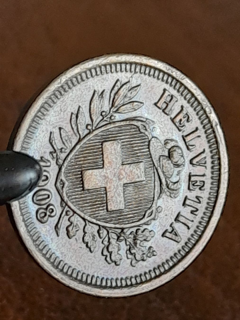 Alle Münzen: 1 Rappen 1908. – Gebraucht aus Basel von Basel_20 1