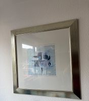 Abstraktes Bild mit Rahmen quadratisch