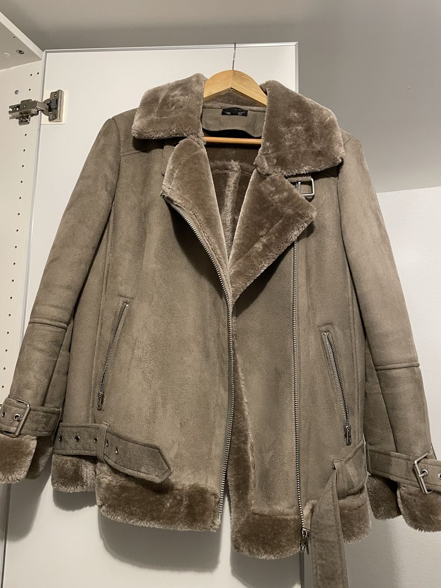 Giacche: Winterjacke mit Kunstfell braun/grau – Usato da Lenzburg venduto da luna_47