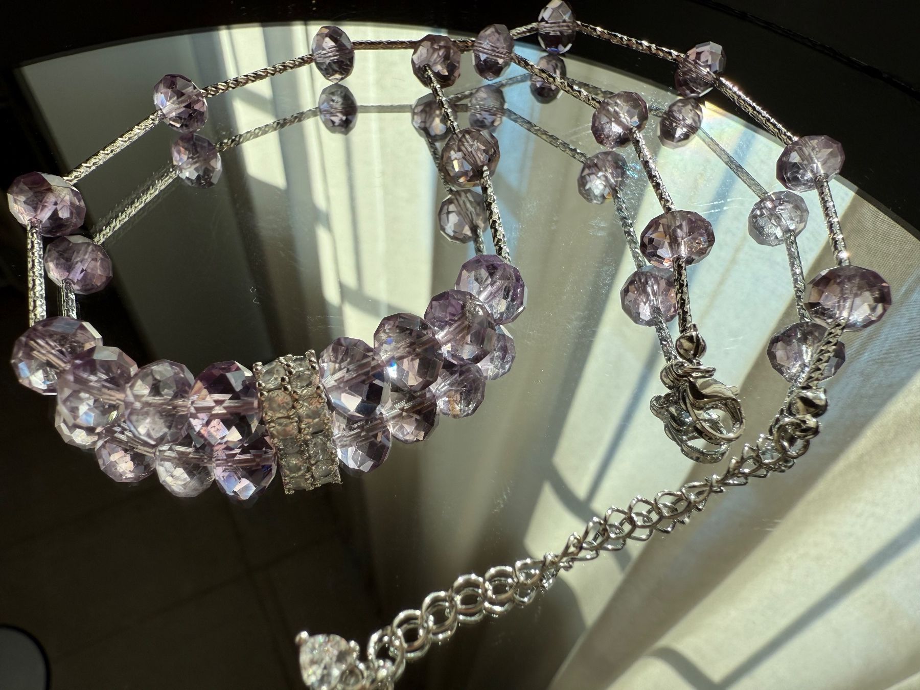 Catenine: Amethyst Halskette Choker Halsschmuck Collier 40 cm – Nuovo (secondo la descrizione) da Rotkreuz venduto da beltraum 6