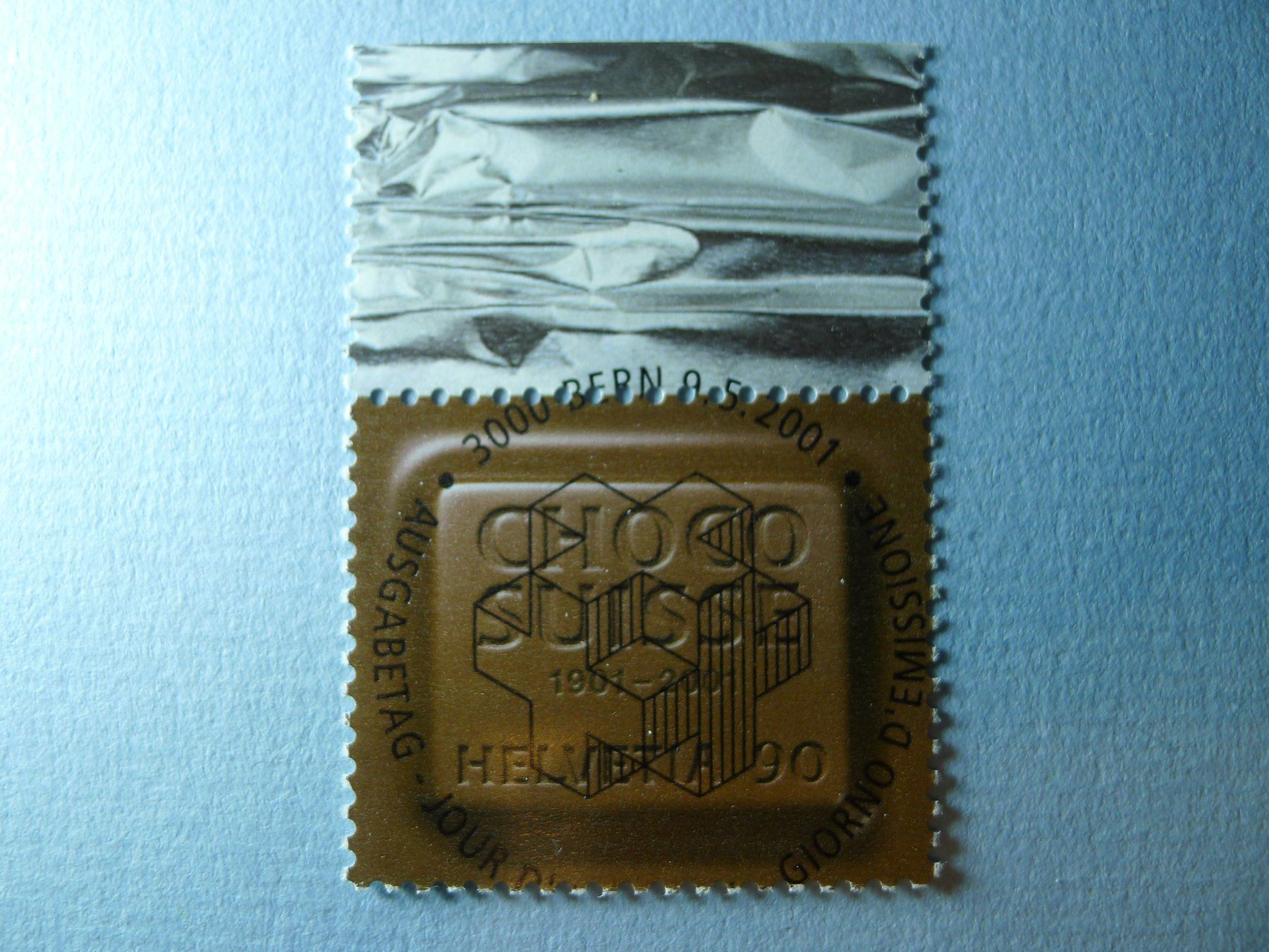 Tutti i francobolli: 2001 Sondermarke 1024 Choco ET Vollstempel – Usato da Dagmersellen venduto da sli72