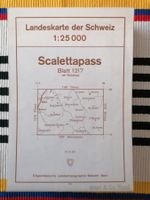 1217 Scalettapass🌞🌞1:25'000 Landeskarte der Schweiz