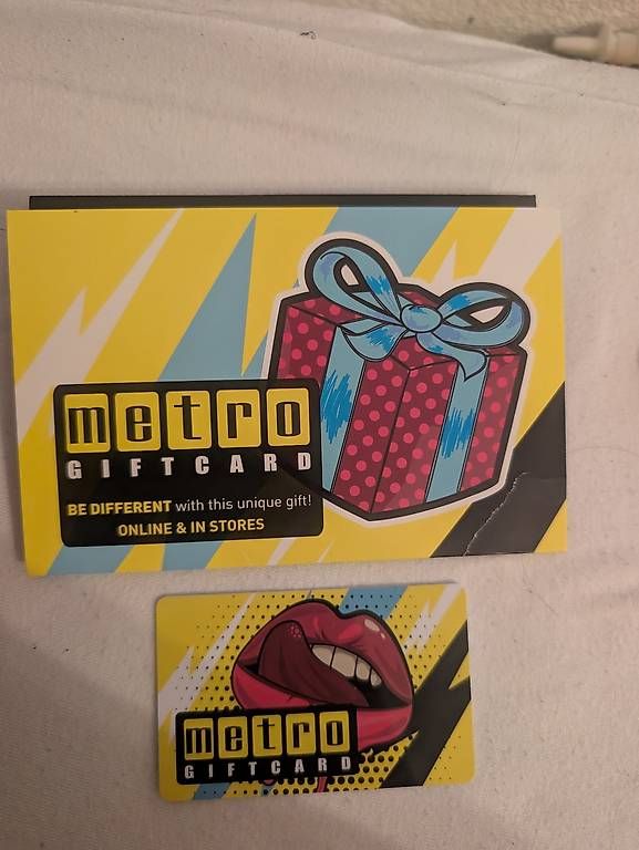Buoni: Bon Metro Boutique 100 Chf – Nuovo e nell'imballaggio originale da Lausanne venduto da max_h6gl