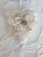 Geschenk Herz Shabby Chic Vintage Spitze Muttertag Stoffherz