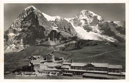 Kleine Scheidegg BE Eiger und Mönch Alpenpanorama