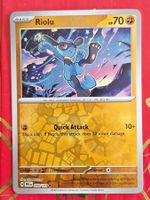 Riolu - Reverse Holo Pokemon Prismatic Evolution