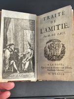 De Sacy: Traité de l'Amitié (1703). Édition originale.