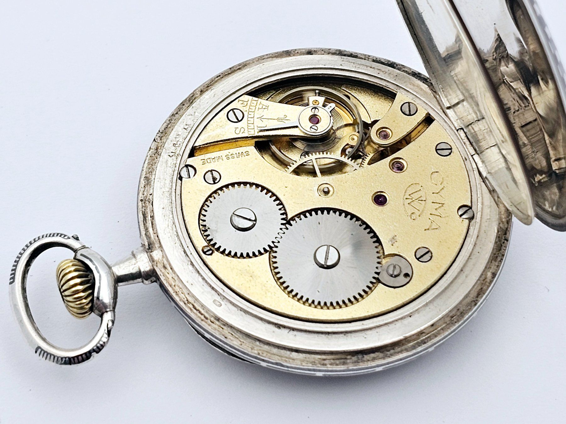 Uhren: Cyma Taschenuhr Tula Silber 800 – Gebraucht aus Bassersdorf von AnkerWatch 5