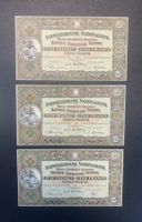 3 Banknoten Schweiz, 5 Franken 1947, 1949 + 1951, bankfrisch