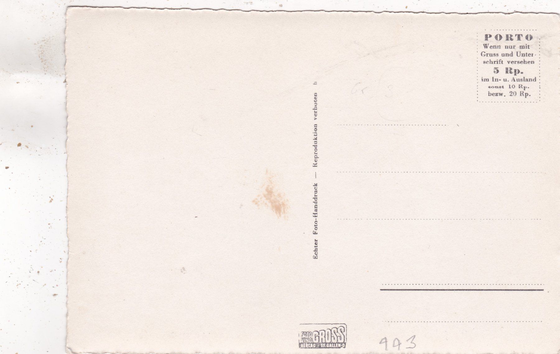 Cartoline postali: Zillis Hauptstrasse – Usato da Herisau venduto da Lisegrat2008 1