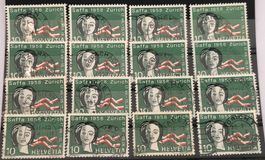 Nr.335 mit VollStempel Einsteckkarte Voll