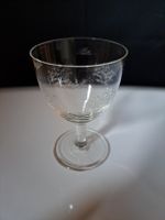 Verre à  liqueur verre avec motif gravé