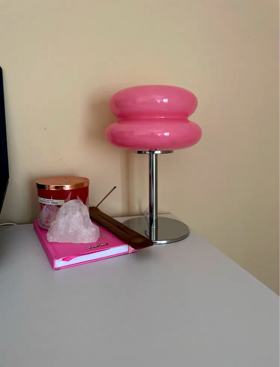Lampen: Glass Table Lamp Pink Double Layer New – Neu und originalverpackt aus Binningen von lov_7mjl 1