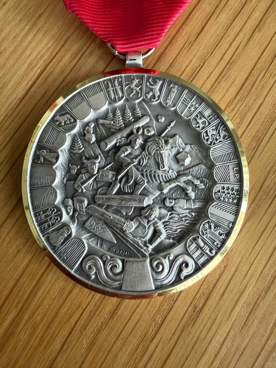 Medaillen: Médaille de tir, 1982/83 – Gebraucht aus Biel/Bienne von Seelandais_ 3