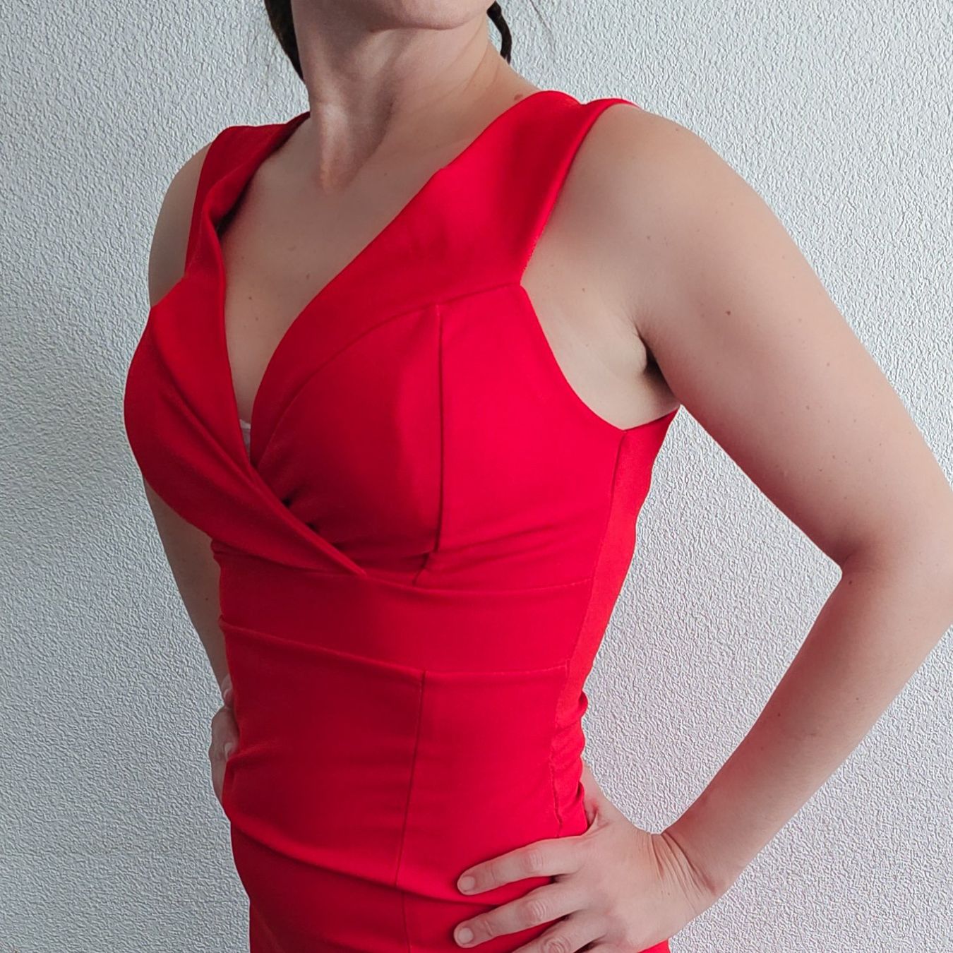 Robes: Abito da sera rosso elegante - M - abendkleid rot – Neuf (Voir description) à Matten b. Interl par Vanilla8 1