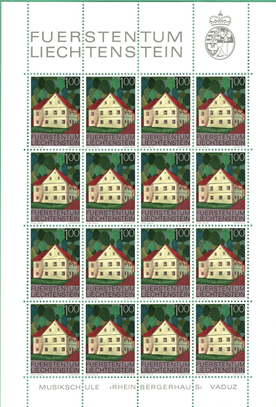 Tutti i francobolli: Kleinbogen  Bauten    März 1978     postfrisch – Nuovo (secondo la descrizione) da Mellingen venduto da Ginger 1
