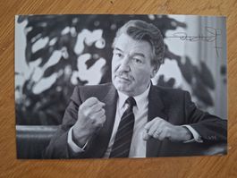 René Felber ehem. Bundesrat Autogramm, original signiert