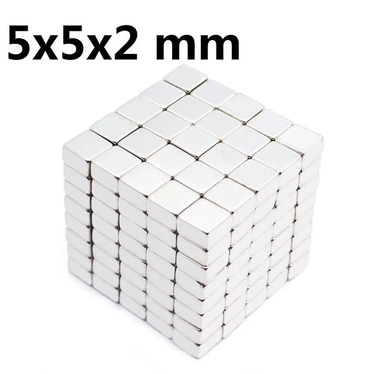 Daw21onlineshop – 10 Starke Neodym-Scheibenmagnete, 6x2 Mm, Vernickelt – Für Werkstatt, Haushalt, Basteln