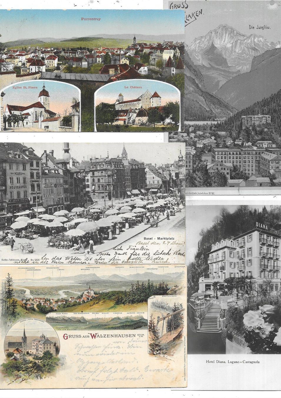 Cartoline postali: 1300 Stk kleinformatige Ansichtskarten 1900-1960 (ca.7.5 kg) – Usato da Schocherswil venduto da prinzipal60 9