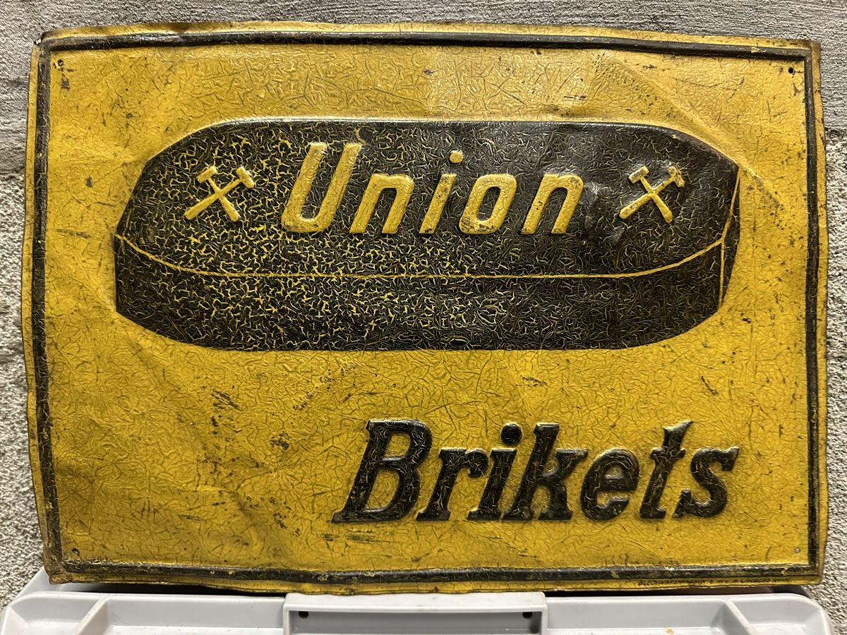 Insegne: Union brikets Werbung Reklame – Usato da Reinach AG venduto da rares75