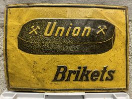 Union brikets Werbung Reklame
