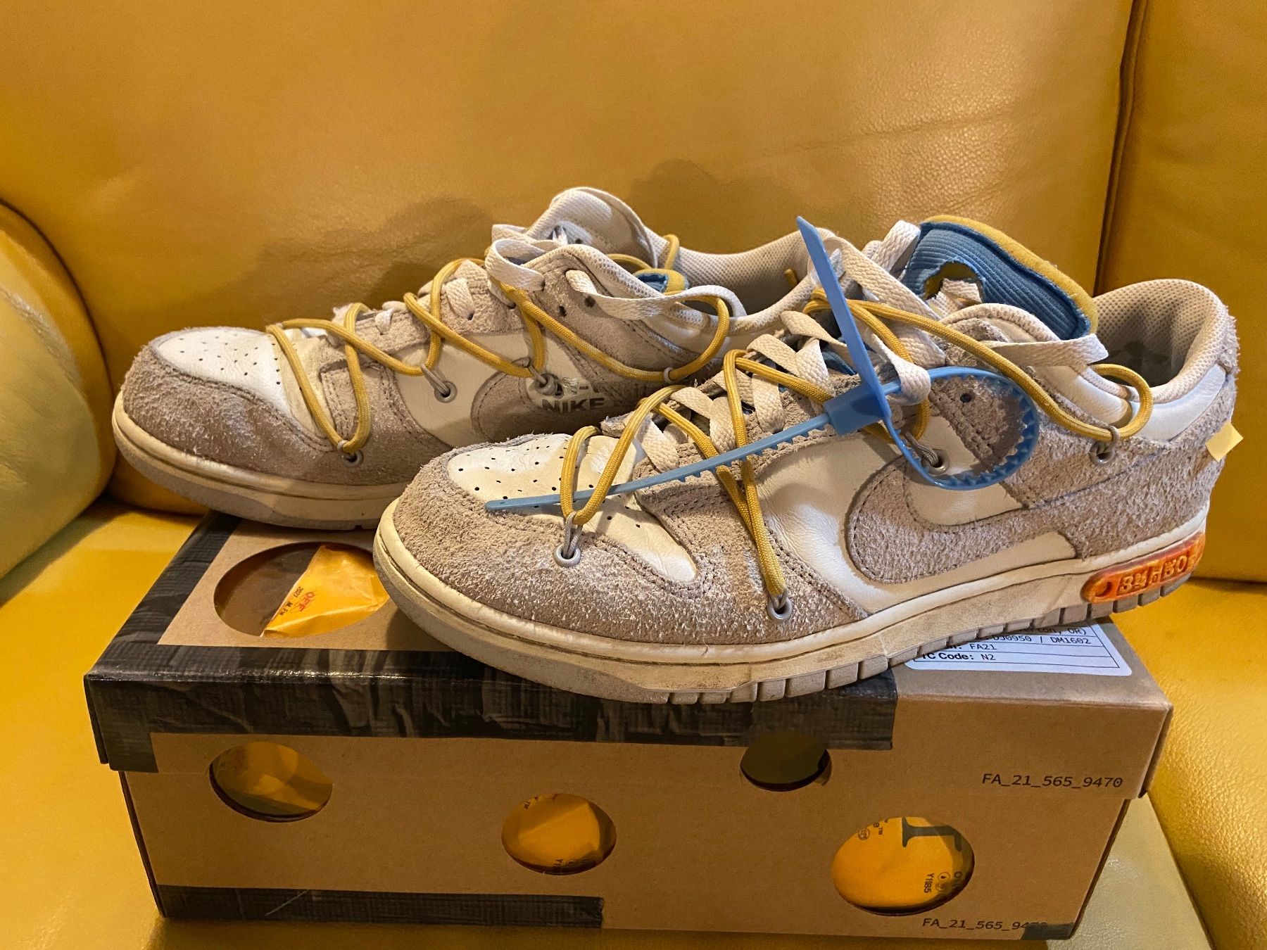 Nike Herrenschuhe: NIKE OFF-WHITE DUNK LOT 34/50 – Gebraucht aus Réchy von santiwwrld_514 1
