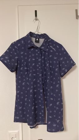 46 NORD women shirt navy dandelion print size S