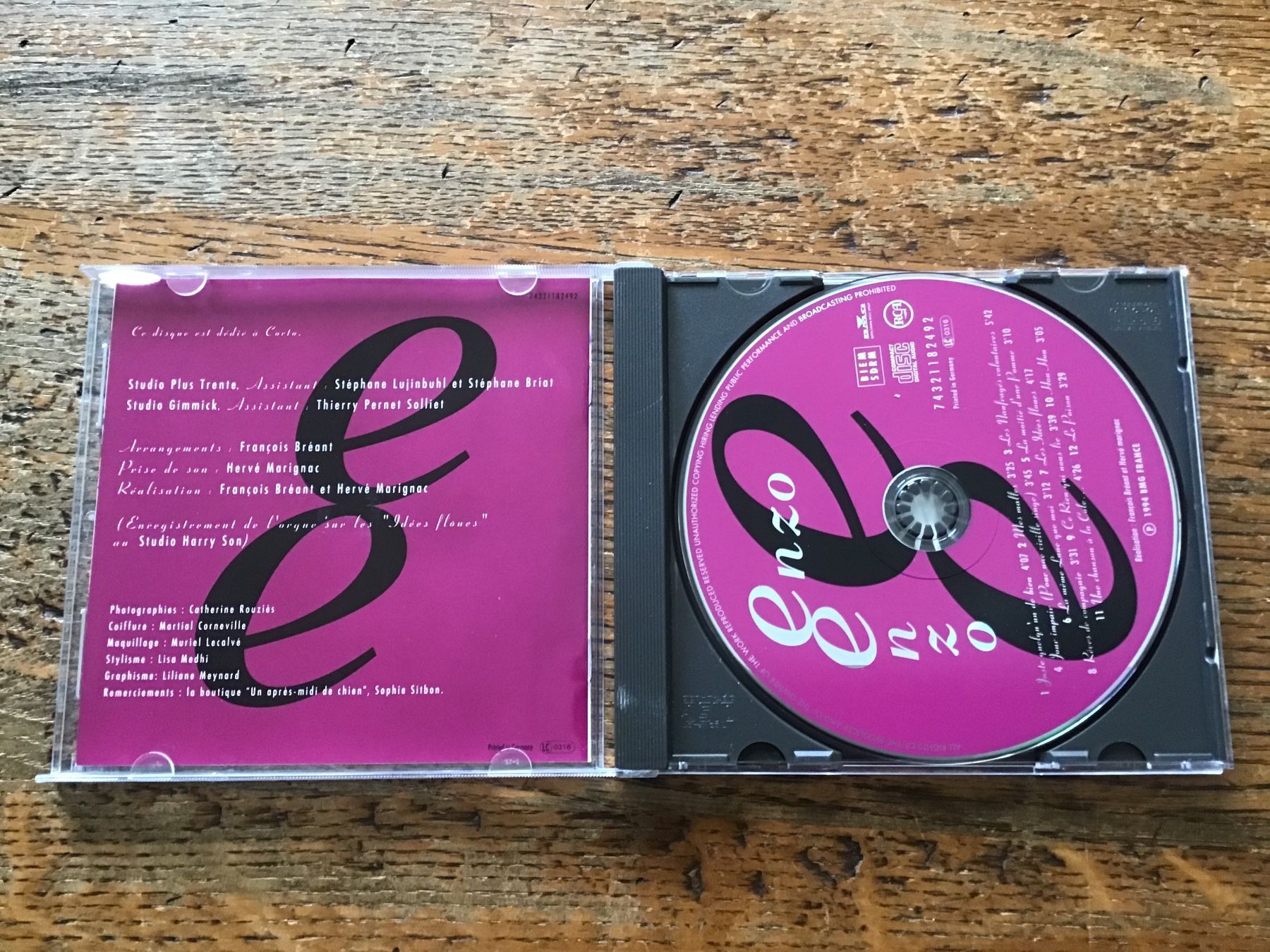 CDs: CD Enzo Enzo – Gebraucht aus Fully von Ruby97 1