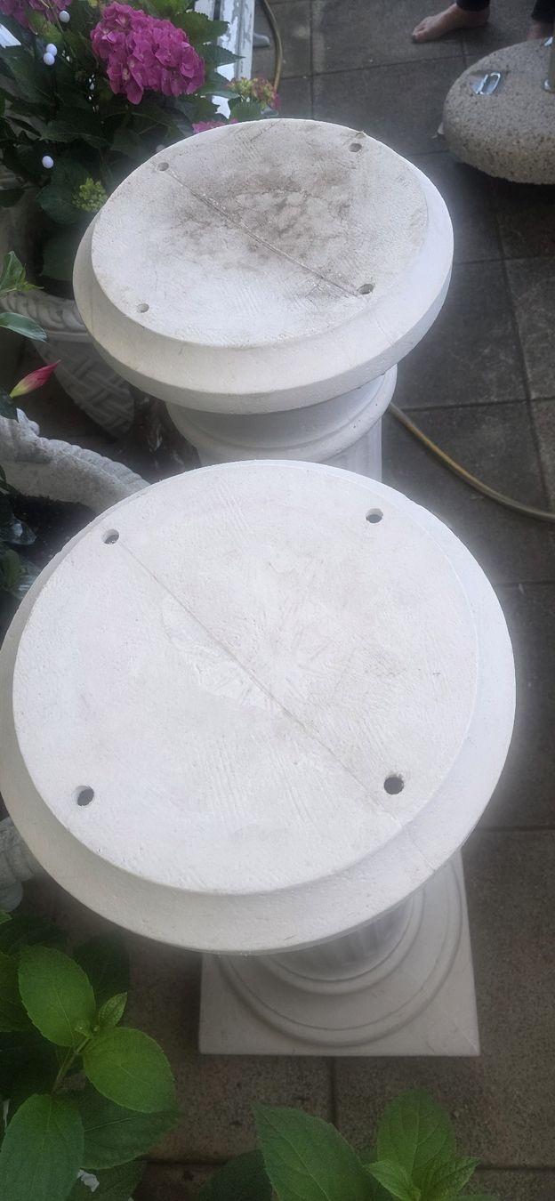 Tutte le decorazioni: 2 weisse Garten Säulen – Usato da Kaufdorf venduto da Nati-Nati 2