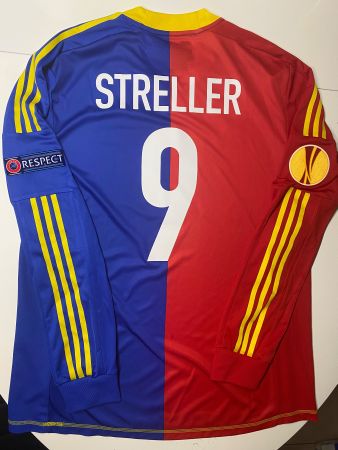 Fc Basel #9 Streller Match Trikot UEFA Europa League