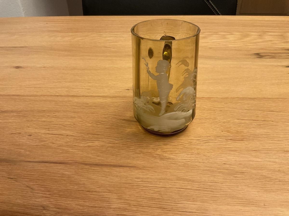 Bicchieri: Jugendstil Henkelbecher Handbemalt – Usato da Galgenen venduto da Schwantli 3