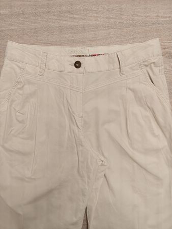 Chino-Hose - Weiss/Creme - Gr. 36